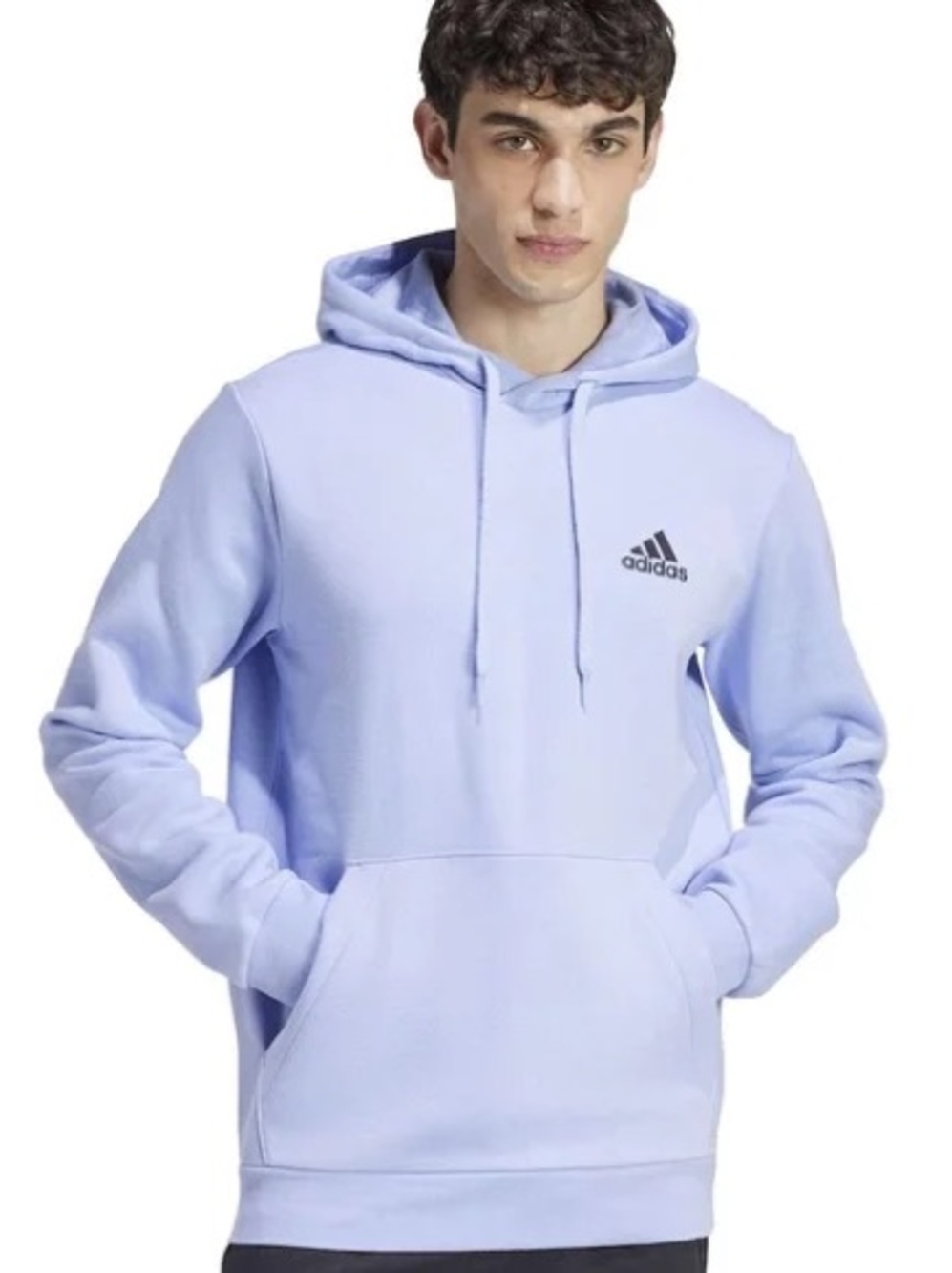 NWT Adidas Men's Light blue Hoodie - Comfortable Pullover